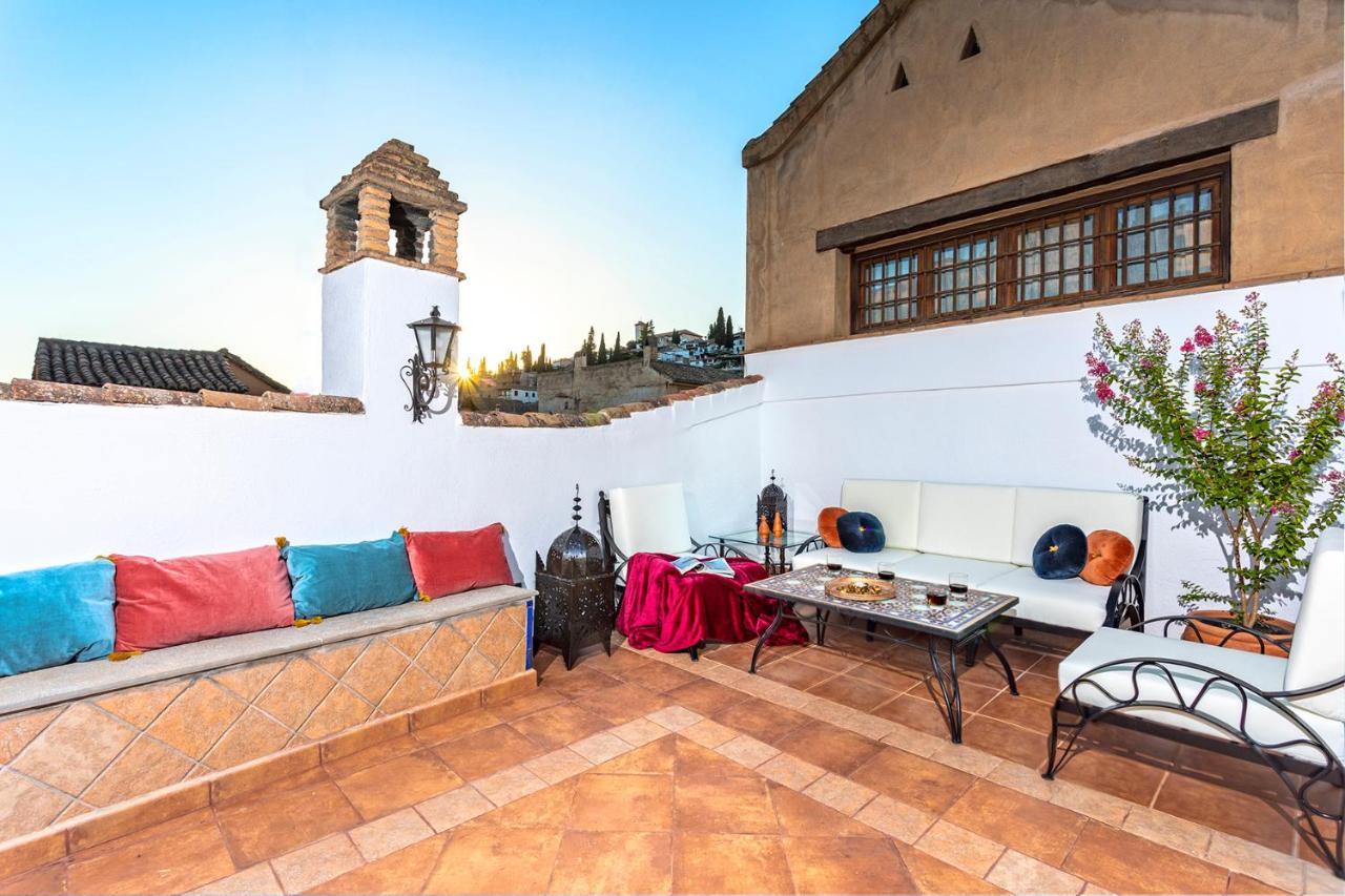 Willa Morayma House Terrace With Views To Alhambra Grenada Zewnętrze zdjęcie